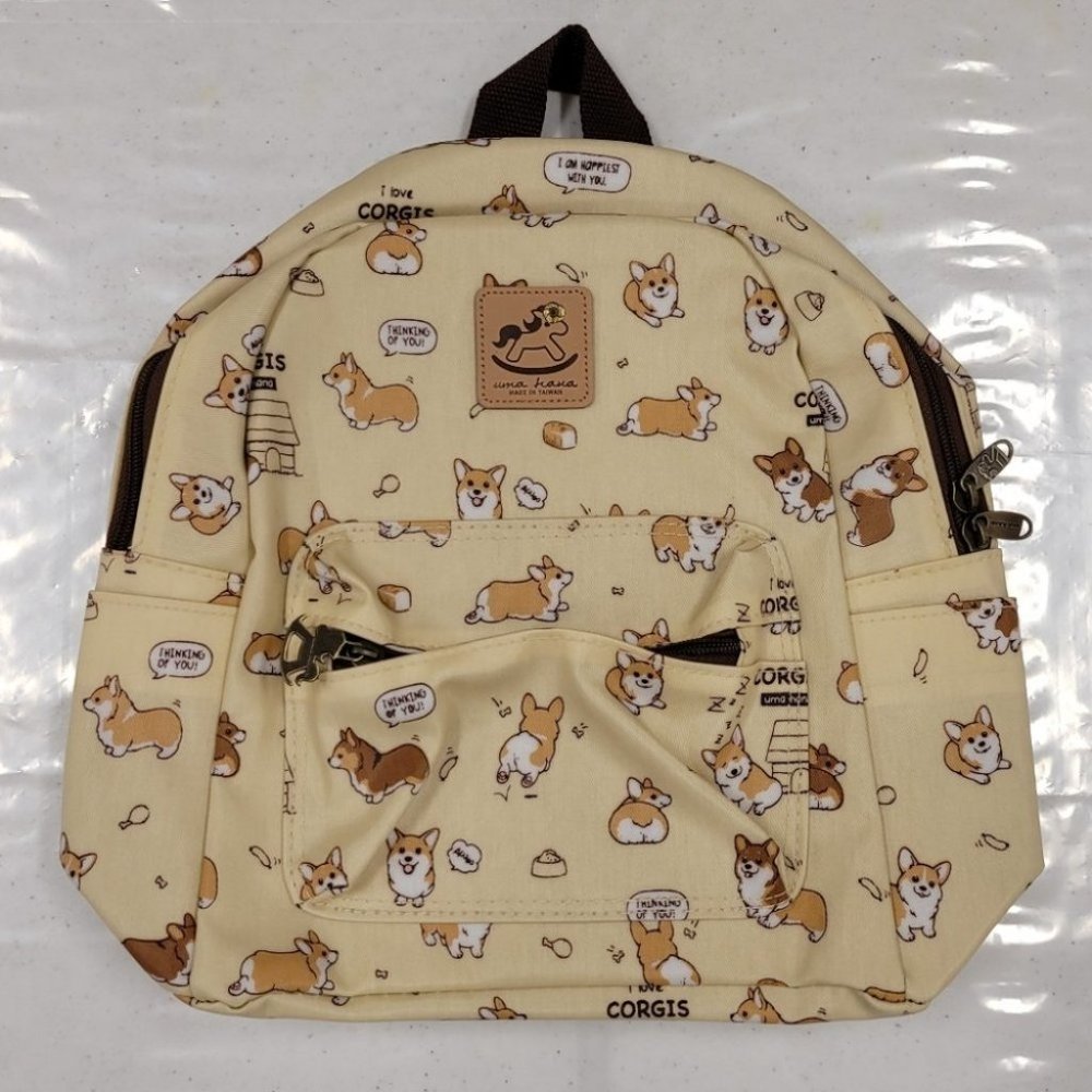 Waterproof Corgi Mini Small Travel Backpack - Picture 8 of 13